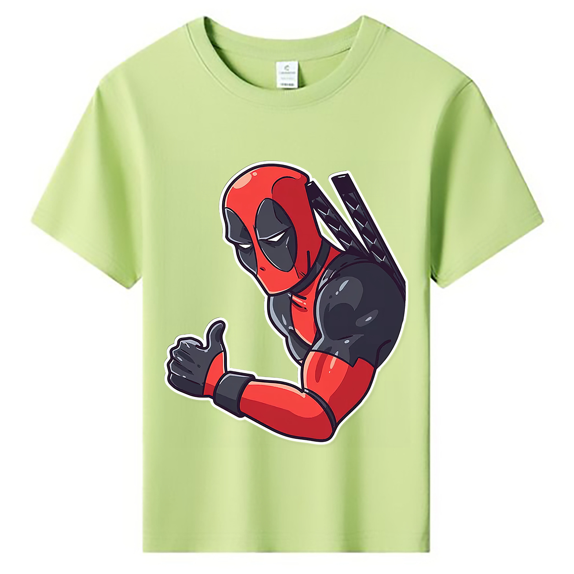 （画像用） Deadpool デッドプール 綿100％キッズTシャツ（フロントプリント）